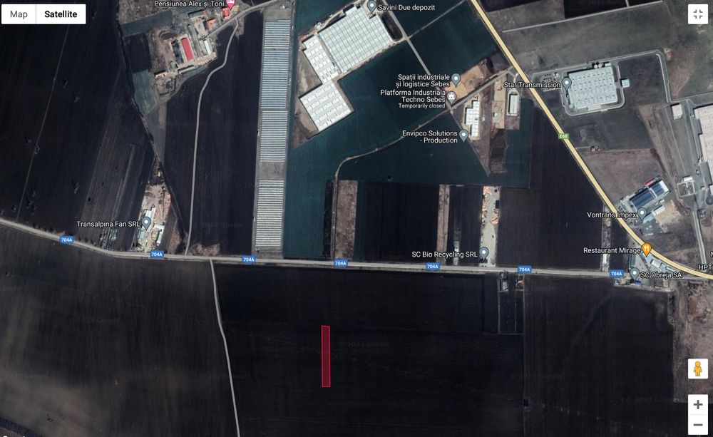 Teren extravilan Sebes, restaurant Mirage,Pianu - utilitati/curent/apa