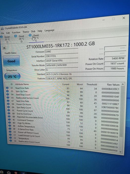 Hard disk laptop Seagate si Toshiba