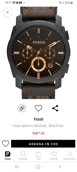ceas fossil barbati model deosebit stare foarte buna