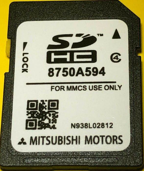 W-15 W-17 2026 Mitsubishi MMCS Sd Card Map Europe Сд Карта Навигация