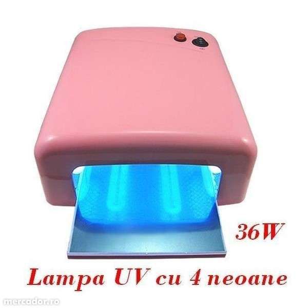 Kit set manichiura unghii false- lampa UV,pila,geluri ccn,tipsuri-BEST