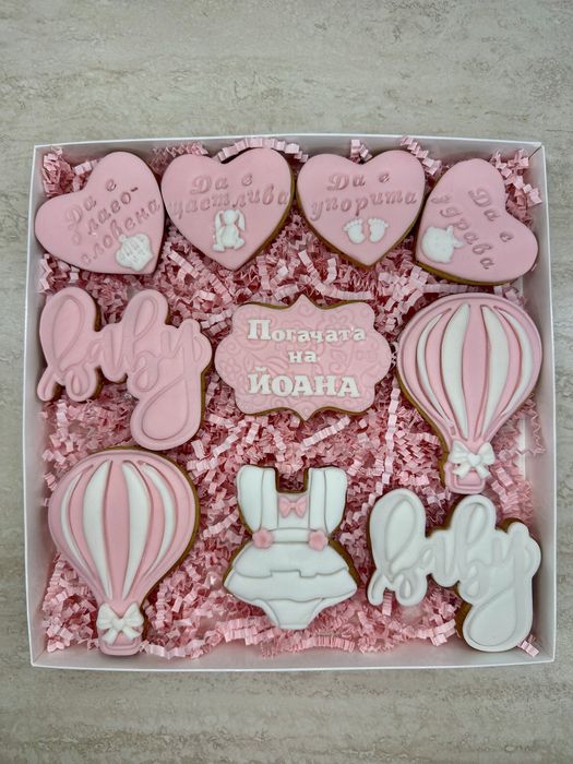 Тематични медени бисквитки - Кръщене, Погача, Рожден Ден, Завършване