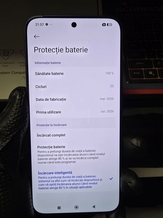 Xiaomi 17T Pro 256gb 23 cicluri factura garantie 2 ani orange ca nou