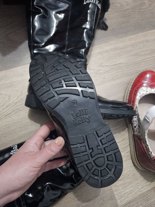 Cizme fetite piele lăcuită nr 35