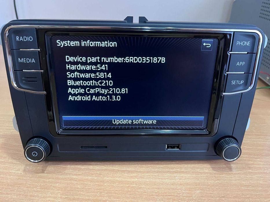 RCD 360 PRO Skoda md. RNS 510 - aplle carplay , android auto