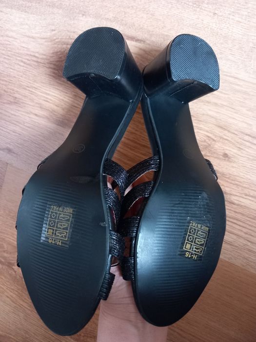 Saboți papuci negri eleganți dama 38