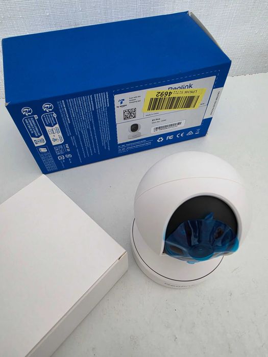 Camera IP Reolink E330 (E1 Pro) WiFi PTZ 5MP cu recunoaștere AI și urmărire automată
