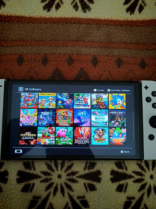 Nintendo switch oled 256 GB Kingston speed card