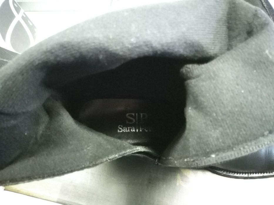 Зимни ботуши естествена кожа (размер 40, ток 4,5 см)