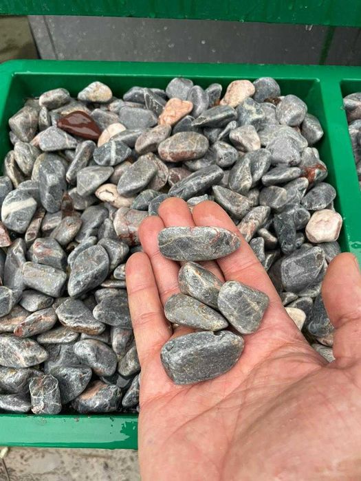 Галька серая для дизайн