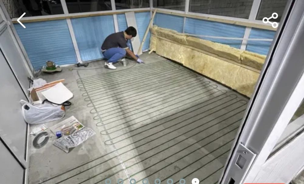 Тёплый поль электрический