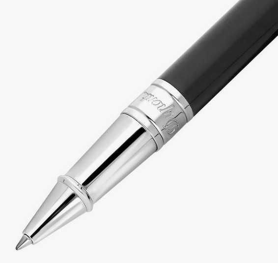 Nou, Sigliat S.T. Dupont D-initial Pix Rollerball Negru cu cerneală Negru