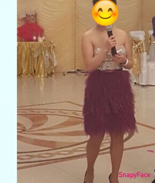 Юбка из перье