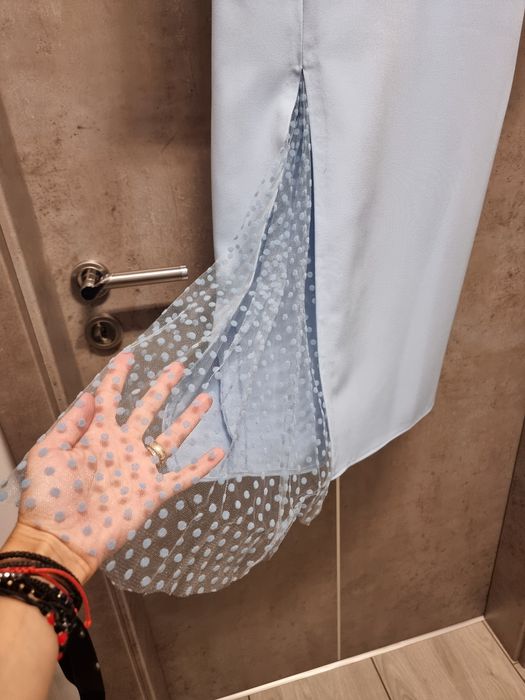 Rochie ocazie bleu ciel, mărimea S