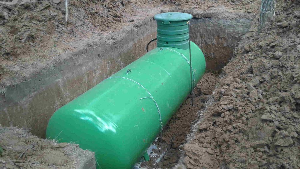Установка газгольдеров
