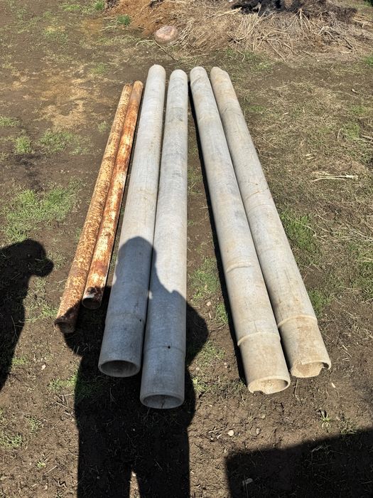 Труба асбестовая и метал советское