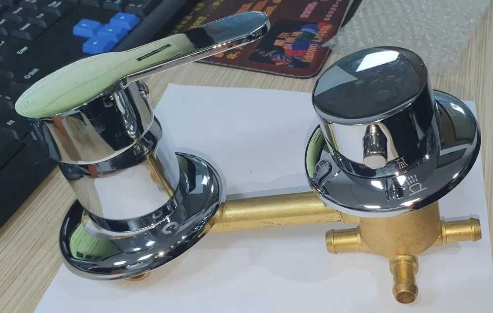 Baterie cabina dus 4 iesiri filet stut 10cm 12.5cm + 3 iesiri 10cm fil