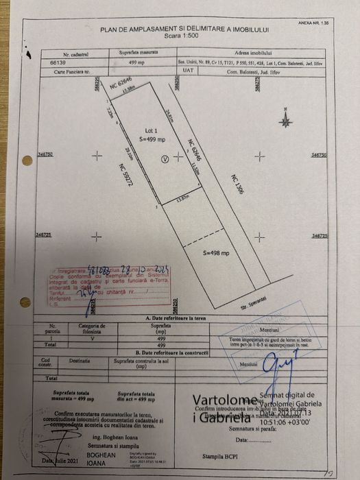 Teren Intravilan 524 Mp – Balotești | Proiect Casă + Autorizații | 0% Comision