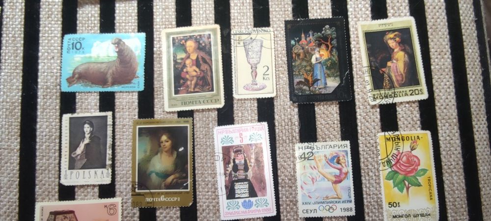 Марки старые 1950х