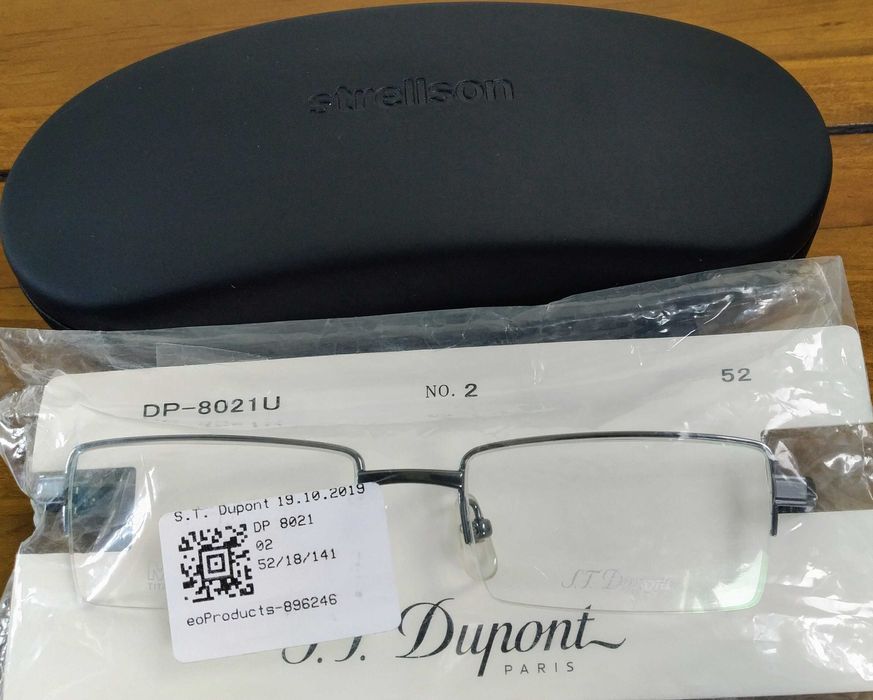 S.T.Dupont - Диоптрични очила с титаниеви рамки, чисто нови!