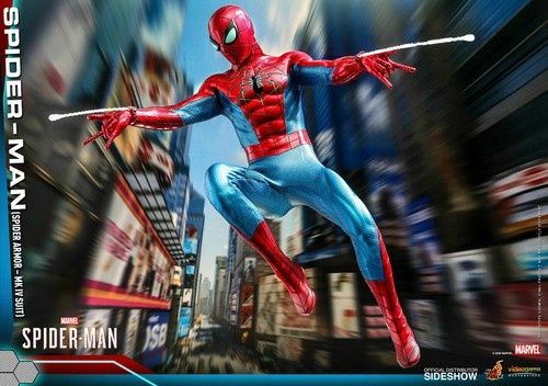 Hot toys spider man armor suit vgm43
