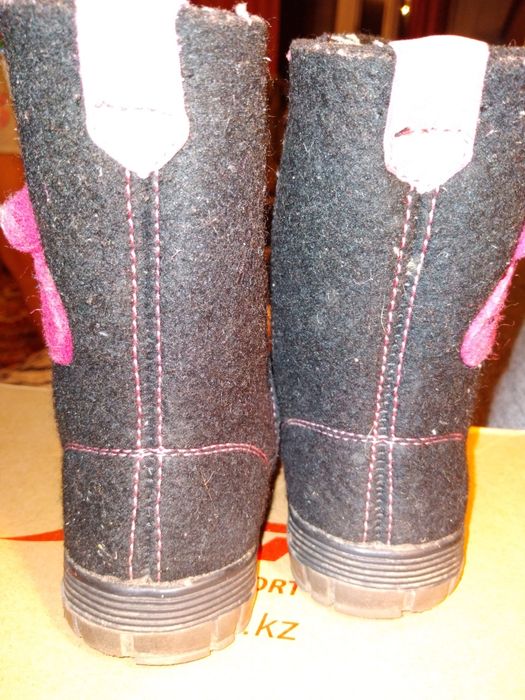 Зимние валенки на девочку