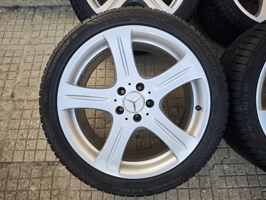 Джанти за  Мерцедес CLS w219 + зимни гуми 245/40/18