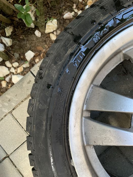 Оригинални Джанти BMW със зимни гуми Dunlop RunFlat 205/55/16 91H