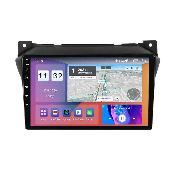 Navigatie Android 14 Suzuki Alto 2009-2016 1/8 Gb Waze CarPlay +CAMERA