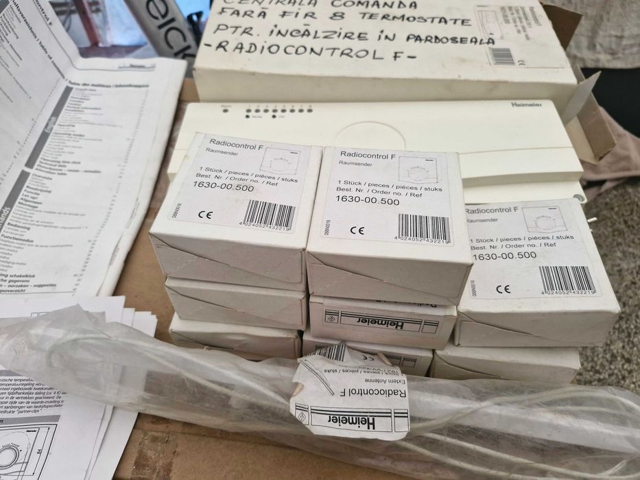 Termostat Incălzire 8 zone HEIMEIER  – Centrala Radio  (NOU)
