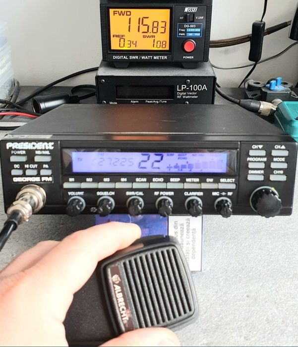 Statie radio CB - President GEORGE (45W)* stare perfecta/garantie