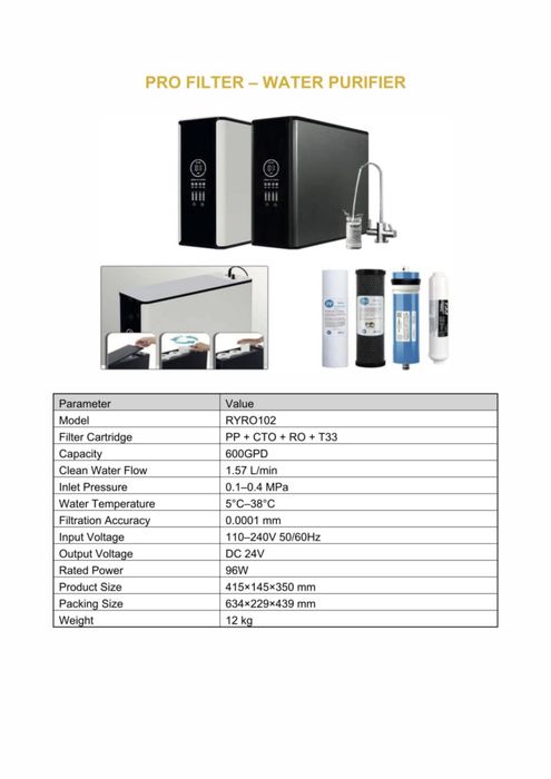 Smart filter- optom va donaga Eng arzon narxlarda