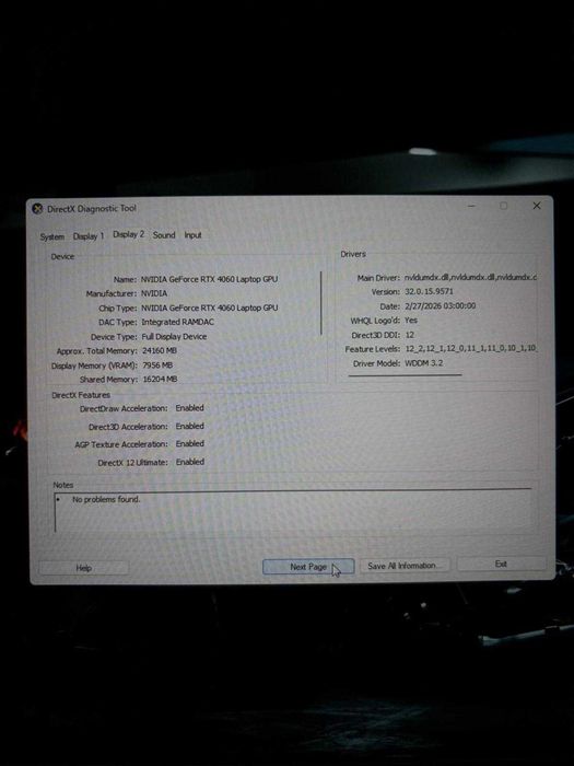 Laptop HP Victus Gaming 15 144hz i7-13620H, RTX 4060, 32GB RAM 2TB SSD