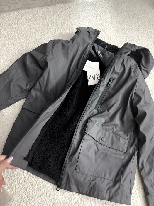Jacheta imblanita si impermeabila Zara-140cm