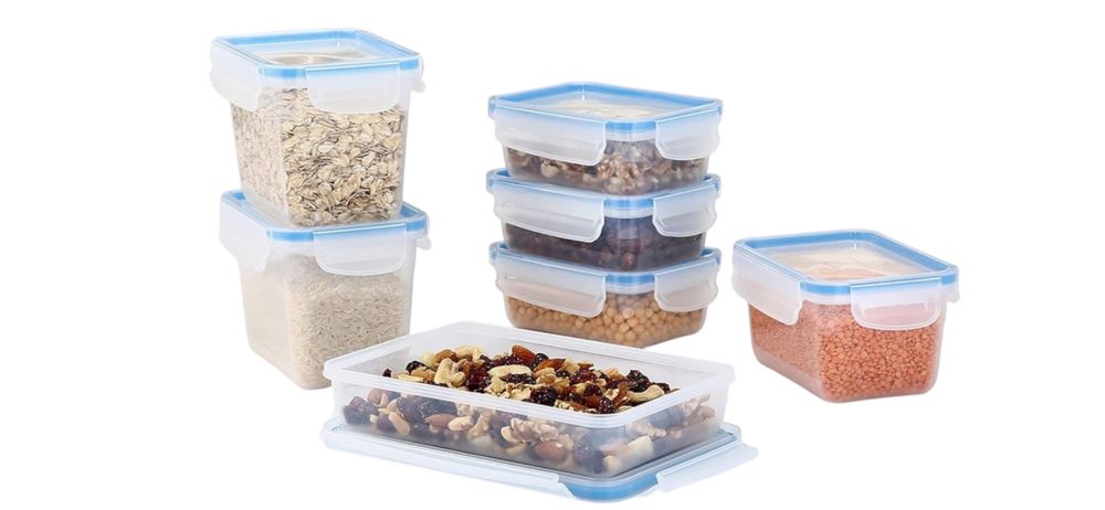 Set 7 caserole cu inchidere ermetica Amazon Basics Elvetia