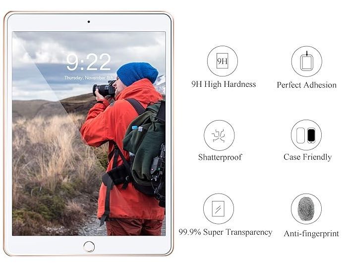 Защитное стекло для Apple iPad 9/8/7. Новое. Из США.