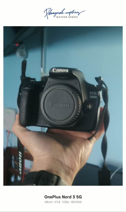 Canon Eos 1200D + Canon EF-S 18-55mm f/3.5-5.6 IS + Filtru -DSLR