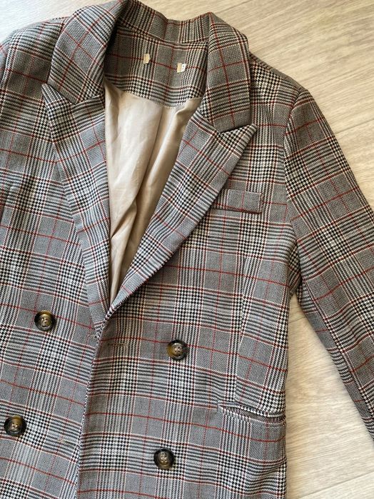 Пиджак в клетку женский