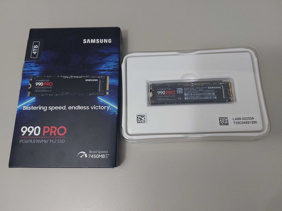 Samsung 990 PRO 4TB NVMe PCIe Gen 4.0 x4, M.2. (2280)