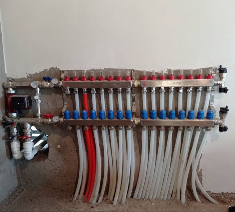 Отопление теплый пол под ключ