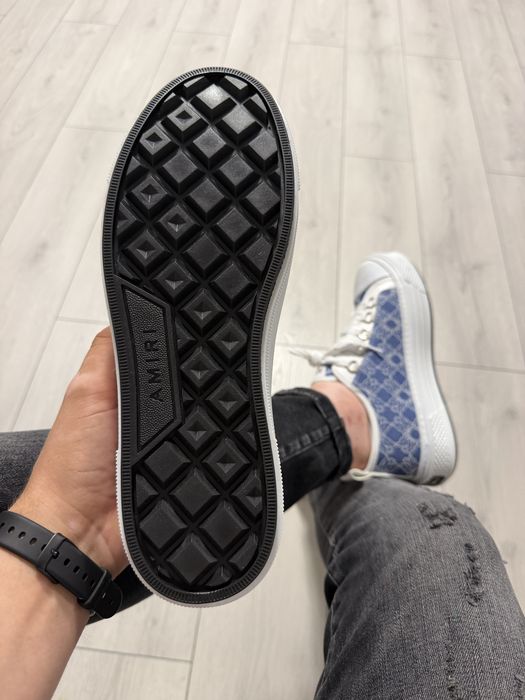 Sneakersi/Tenisi Barbati Amiri Albastru & Alb!