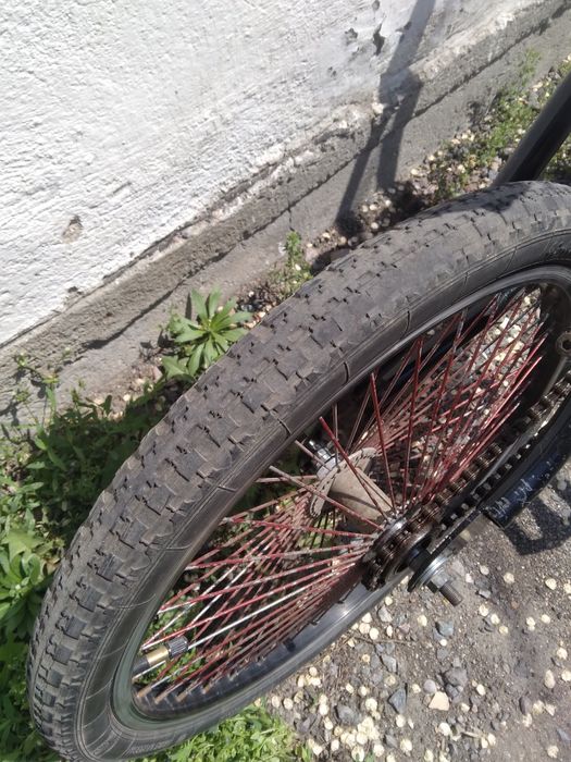 BMX с редкими колёсами