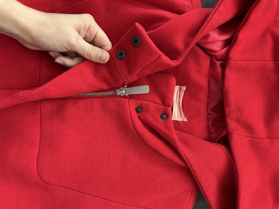 Palton haina de primavara XS rosu