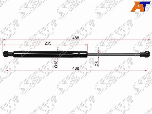 Амортизатор крышки багажника Renault Sandero