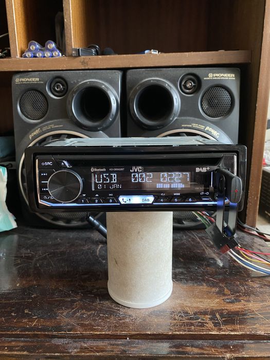 JVC KD-DB902BT - НАЙ ВИСОК КЛАС - 4V!!- USB Bluetooth CD mp3 плеър за кола авто радио сд