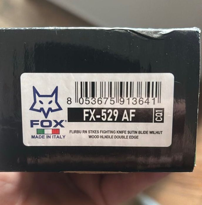 Cutit FOX - 529 AF si Cutit FOX Elementum Dagger FX 647S