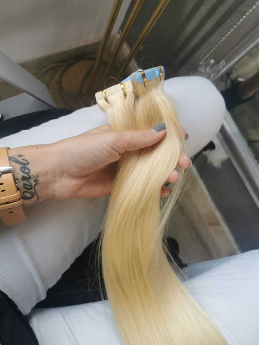 OCAZIE - Extensii din par natural, calitate superioara