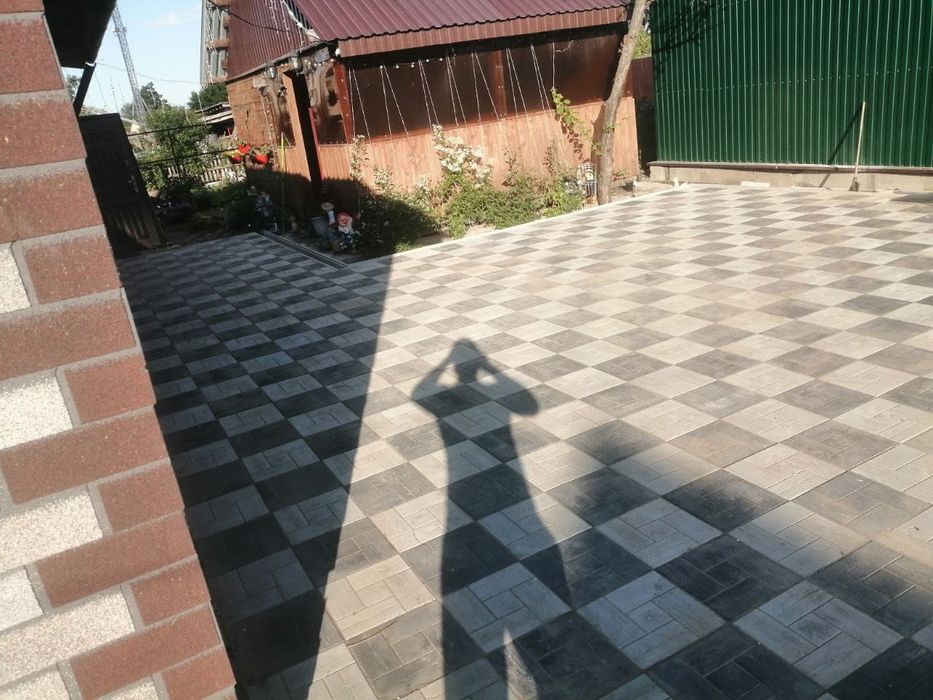 Укладка брусчатки