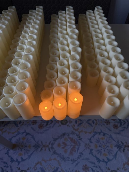 204 Lumanari LED cu baterii
