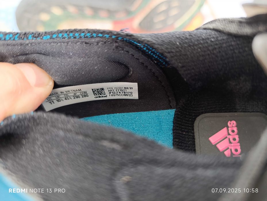 Adidas Ultraboost 21 Carbon Black Teal Reflective''оригинални 45 номер